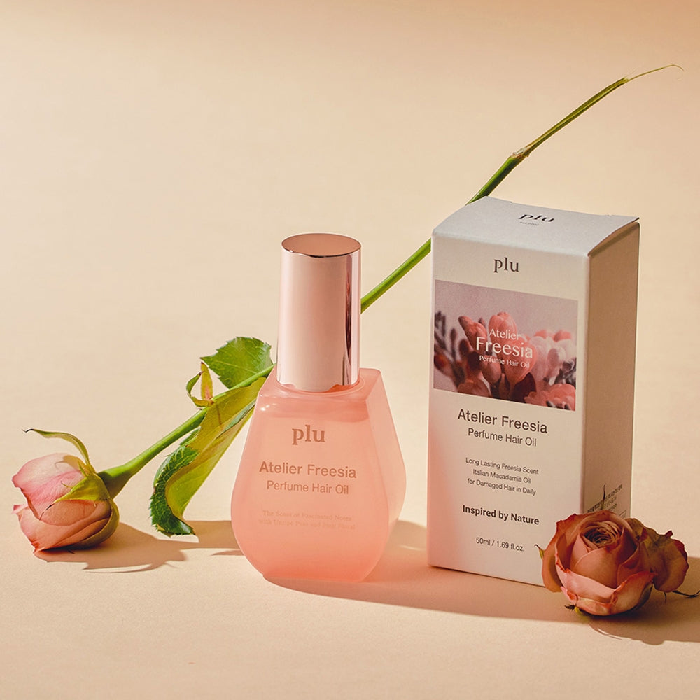 🆕新品上架【梨花娘】韓國PLU小蒼蘭滋養髮油1+1MINI隨身梳子禮盒組