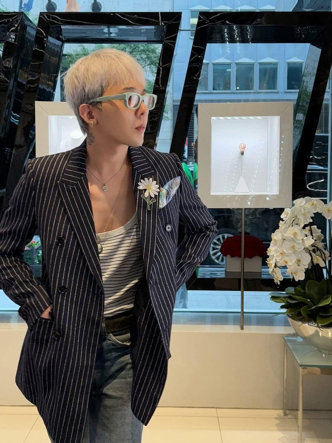 新品上架 【梨花娘】💖G-DRAGON × OXFORD BLOCK 818 BLOOM 聯名 限量雛菊樂高積木 權志龍 GD💖正版