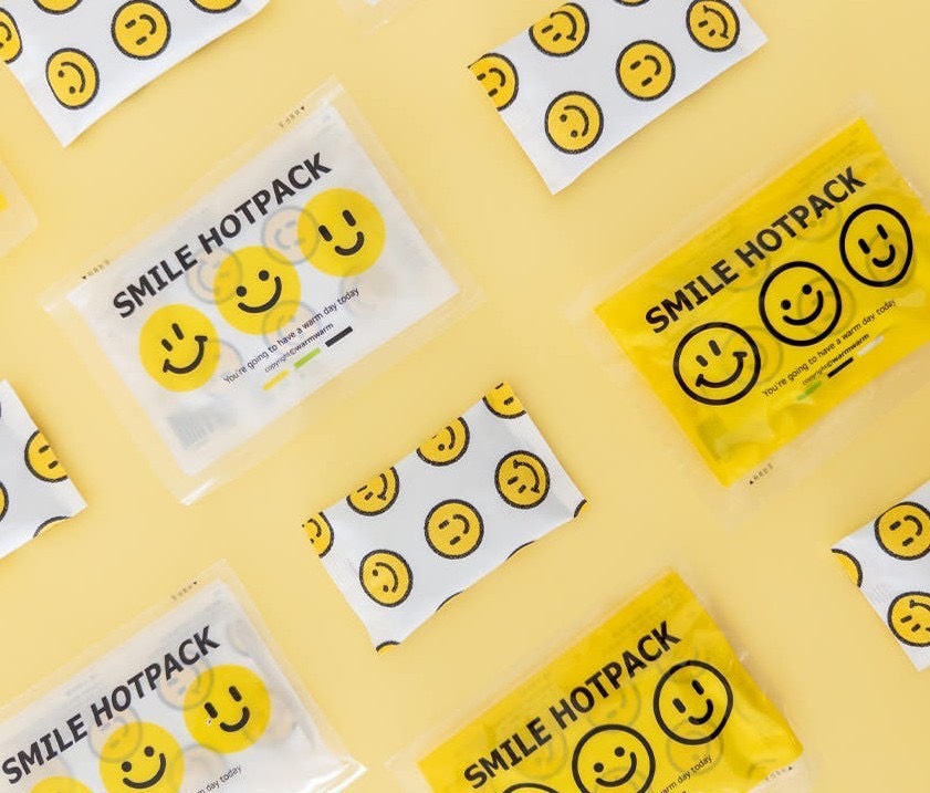 🆕新品上架💖【梨花娘】⭐韓國迷你口袋型😊笑臉暖暖包30g 韓國連線