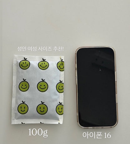 🆕新品上架💖【梨花娘】💕韓國🍈 哈密瓜笑臉暖暖包 🍈暖暖包100g 韓國連線