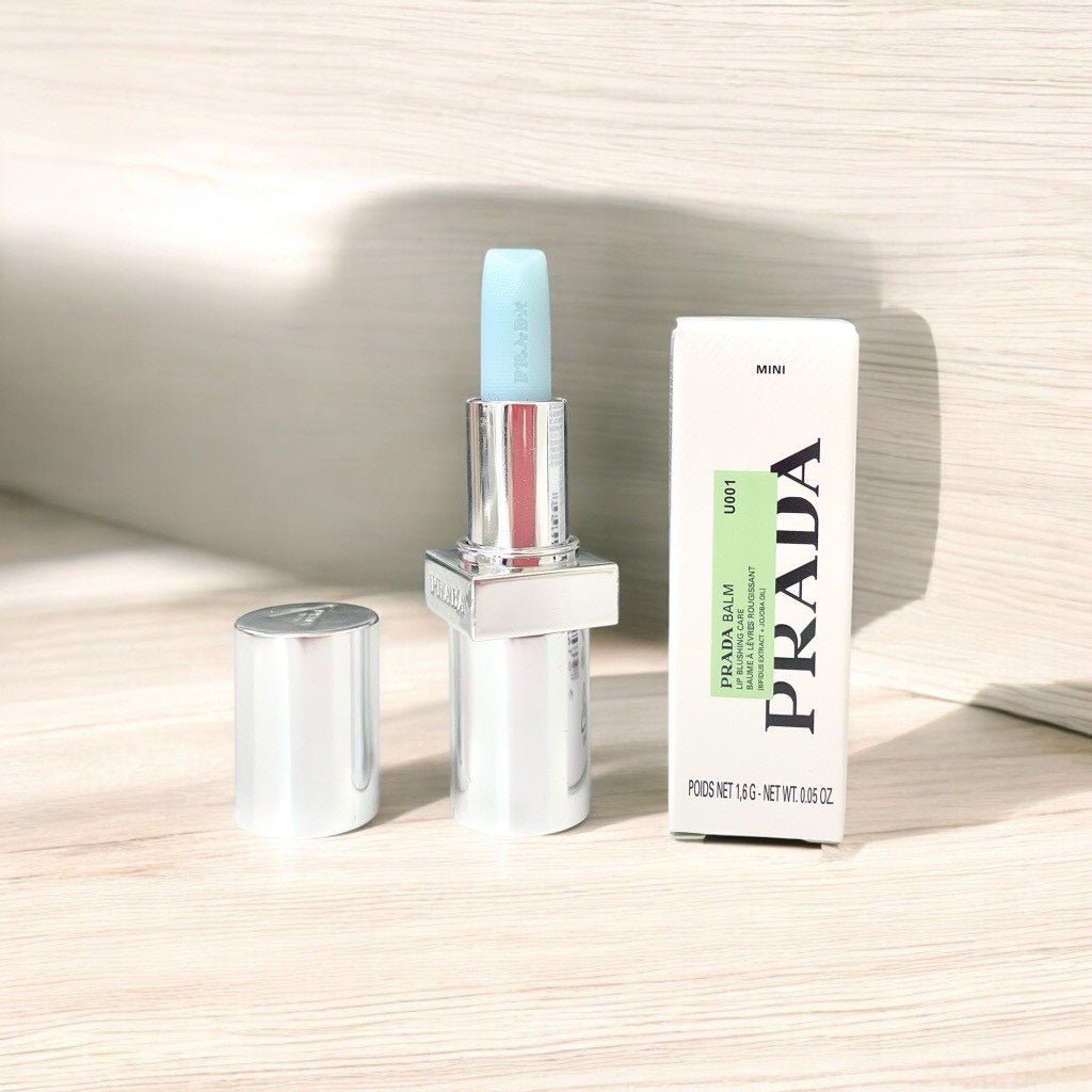 💜新品上架【梨花娘】💖PRADA保濕長效自然潤色U001莫測藍護唇膏1.6g 體驗版💖💖