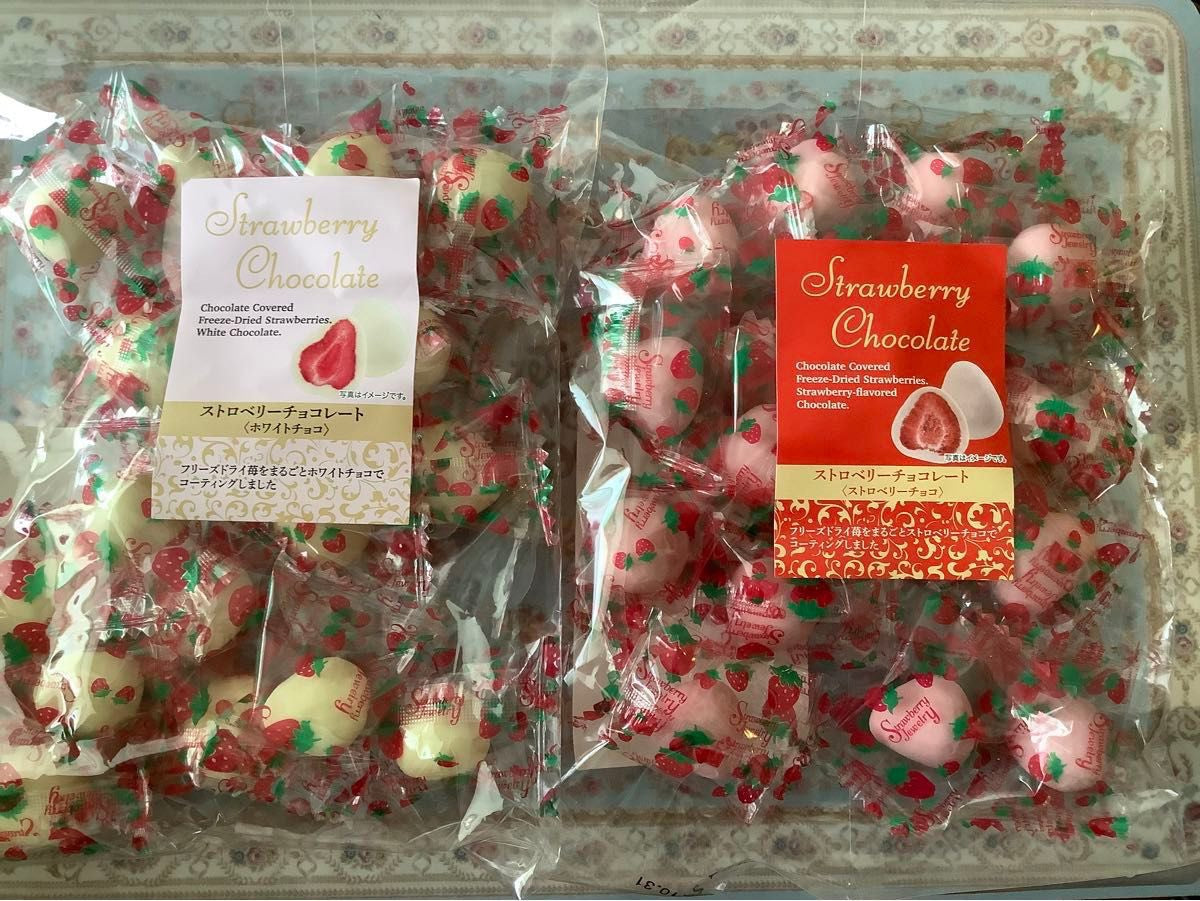 💜新品上架【梨花娘】🍓 日本春日堂 凍乾草莓巧克力〔135g〕(限量每個口味30包、大約1月初到貨)