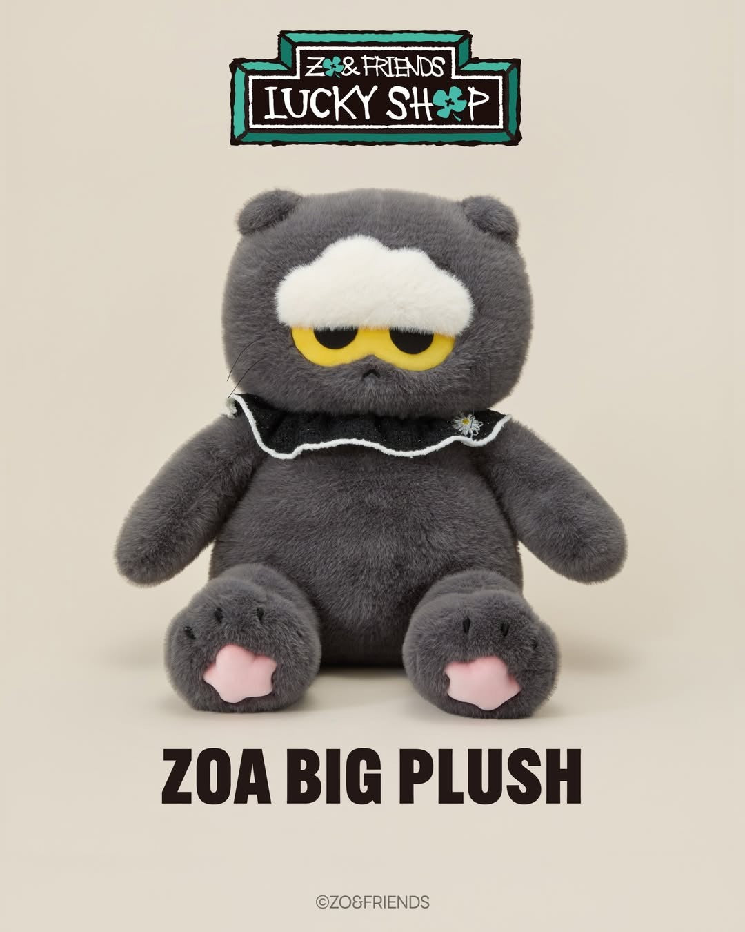 💜新品上架【梨花娘】🔥韓國 ZOA Friends 灰貓 Lucky Shop 限量收藏系列｜G-Dragon 愛貓周邊