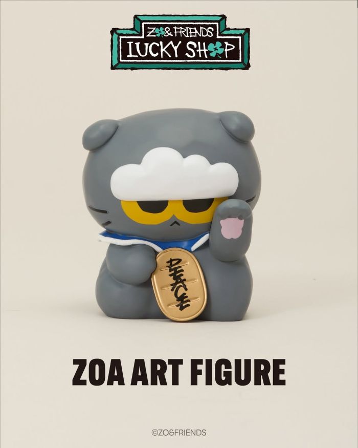 🐈‍⬛新品上架【梨花娘】🔥韓國 ZOA Friends 灰貓 Lucky Shop 限量收藏系列｜G-Dragon 愛貓周邊