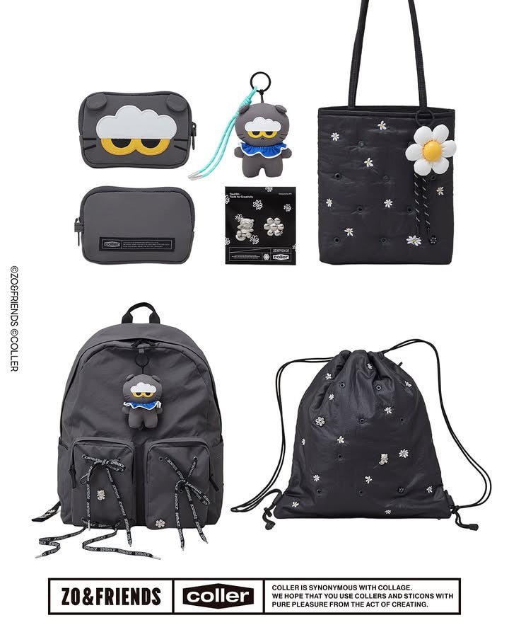 新品上架【梨花娘】🔥限量發售⚡COLLER設計品牌 × G-Dragon 愛貓ZOA聯名｜實用款收藏