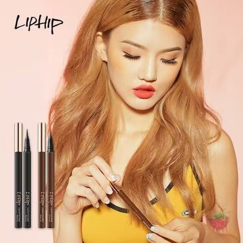 新品上架💖韓國原裝進口LIPHIP暢銷好上手眼線液筆持久防水抗油(2色)