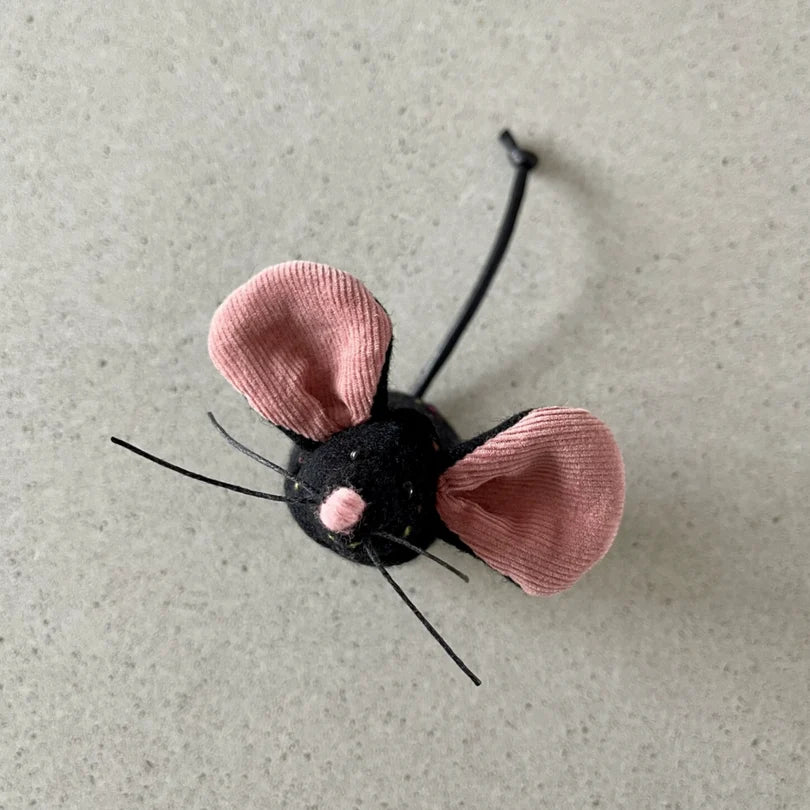 🆕新品上架【梨花娘】💖韓國品牌 WETNOSE  🎃萬聖節系列🎃黑老鼠貓咪玩具(手工製作，等待期約10~15天)