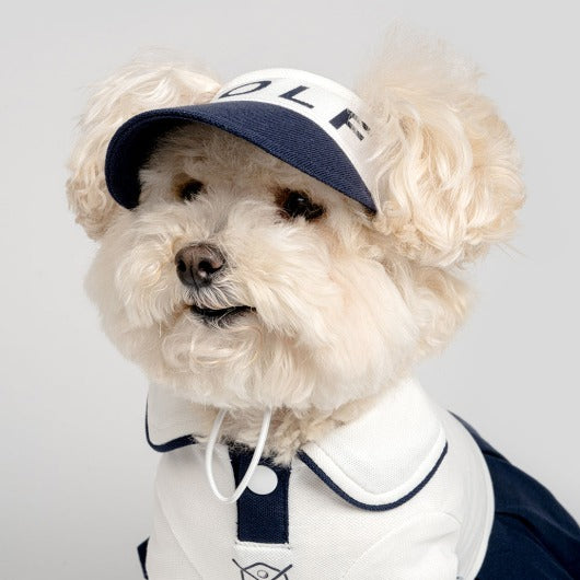 韓國BAILEY💖【梨花娘】寵物品精緻高爾夫球寵物遮陽帽(現貨+預購)
