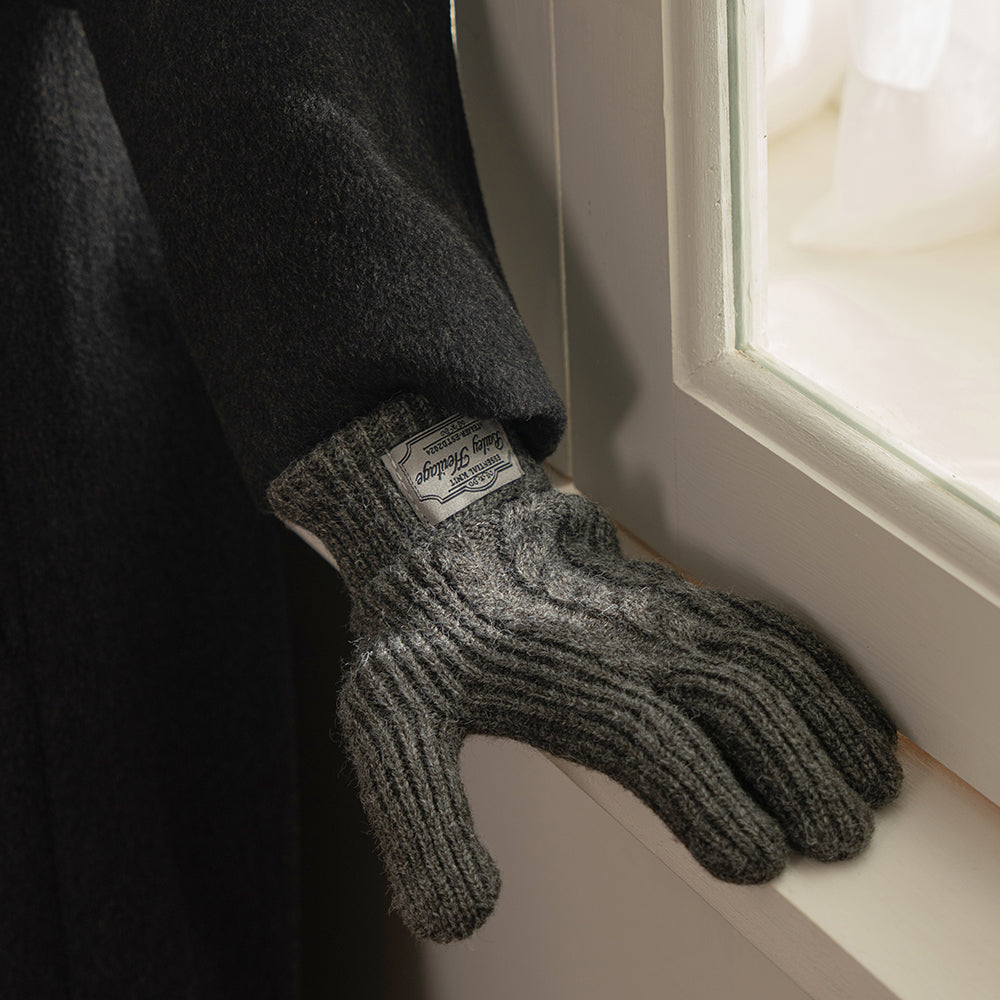 ✈️【梨花娘】韓國BAILEY❄️北歐暖嶼連帽圍脖針織親膚保暖手套親密寵物同款(2色)