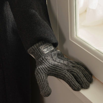 ✈️【梨花娘】韓國BAILEY❄️北歐暖嶼連帽圍脖針織親膚保暖手套親密寵物同款(2色)