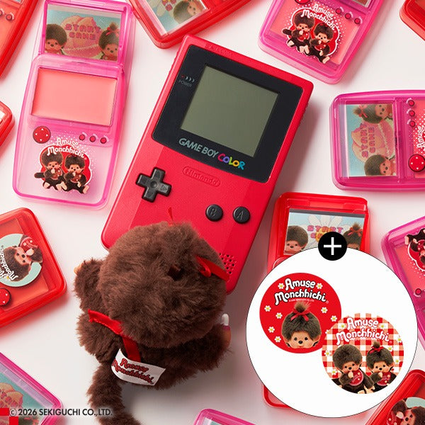 🆕新品上架【梨花娘】💖韓國AMUSE x Monchhichi 限量聯名 復古小遊戲機唇頰兩用保濕腮紅(2色)