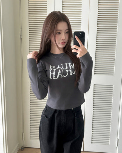 💖韓國暢銷品牌MUAHMUAH 💕新品上市 愛心細節品牌MUAH圖案棉質T恤(6色)