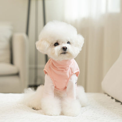 韓國新品上架【梨花娘】🐾BAILEY 🐶秋冬新品 柔軟菌菌拜拜內襯防潑水高領設計保暖寵物服飾(3色)