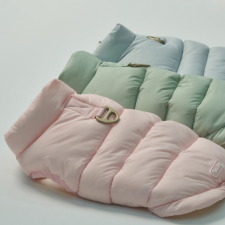 🔥新品上架【梨花娘】🐈‍⬛BAILEY 【梨花娘】超輕薄保暖防風腰部可調節兩面可穿搭羽絨棉寵物服(帽子另購3色) 聖誕禮物