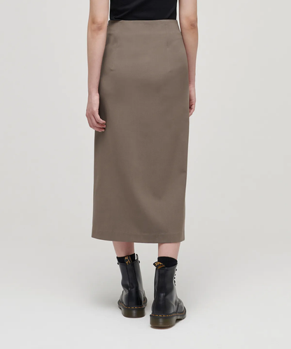 🆕新品上架【梨花娘】韓國Musinsa 💕黃金剪裁高腰優雅開叉長裙(3色)