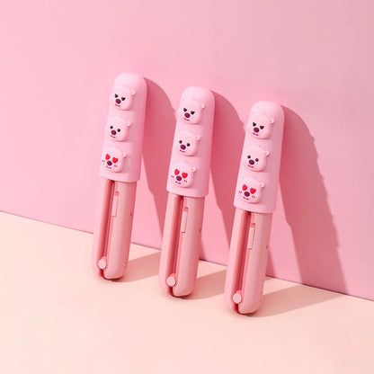 💕新品上架【梨花娘】Janmangrupi 三段溫度 Type-C充電無線迷你攜帶型捲髮造型棒