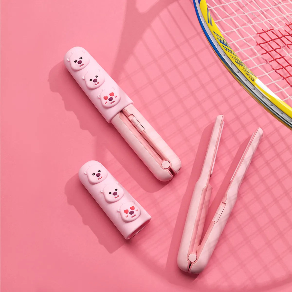 💕新品上架【梨花娘】Janmangrupi 三段溫度 Type-C充電無線迷你攜帶型捲髮造型棒