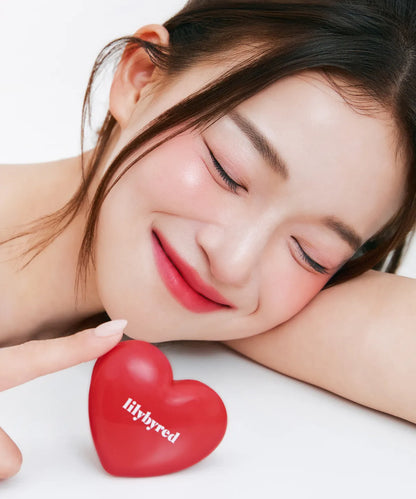 2025韓國最暢銷NO.1🏆【梨花娘】新品上架lilybyred💖愛心附鏡唇頰兩用果凍腮紅(12色)