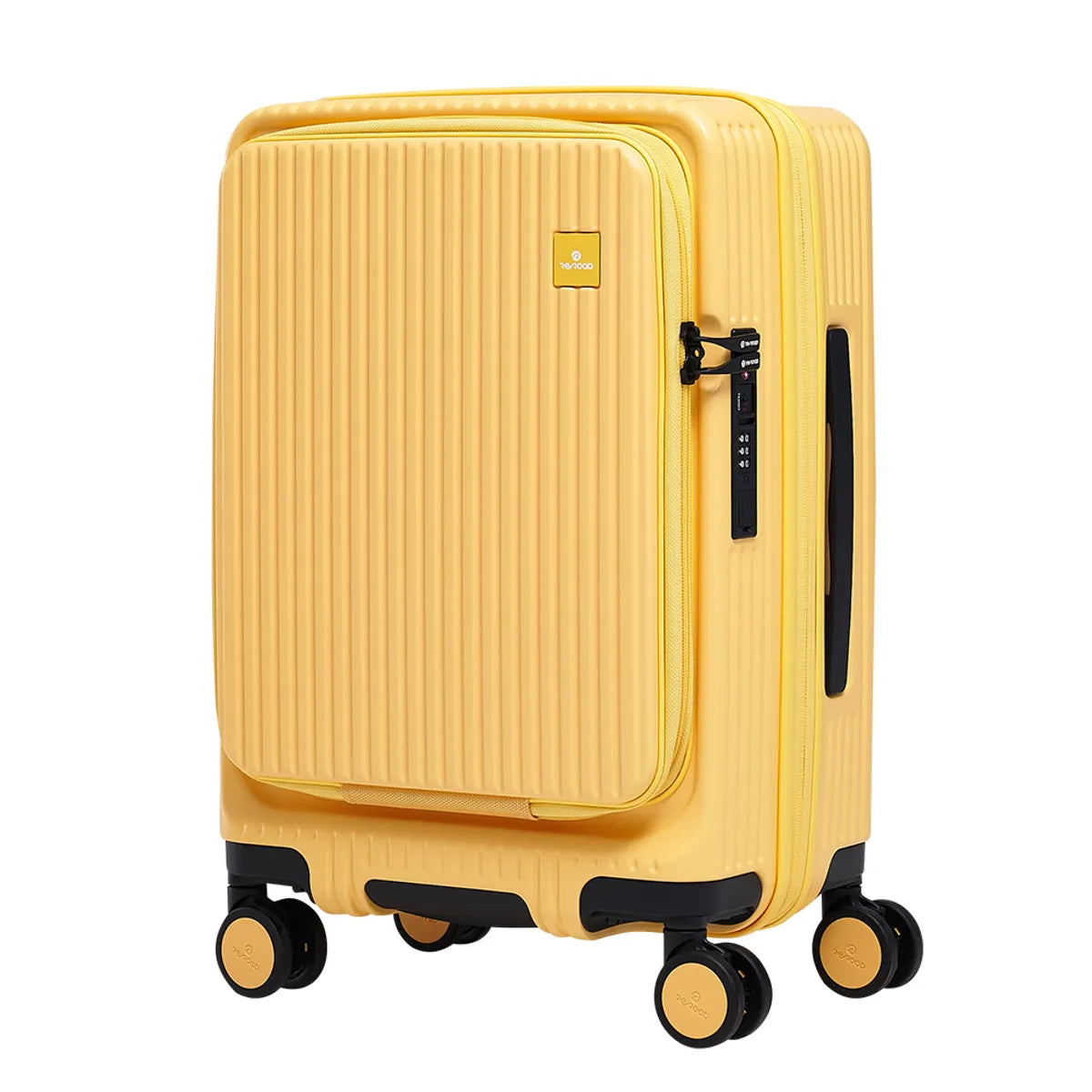 💕新品上架【梨花娘】韓國 QRANG 連續獲獎🏆頂級多功能貼心前置口袋翻蓋式行李箱(5色)