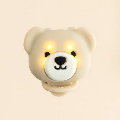 韓國BAILEY💖【梨花娘】可充電貓咪狗狗寵物照明硅膠LED燈三段式牽繩項圈掛飾 韓國連線