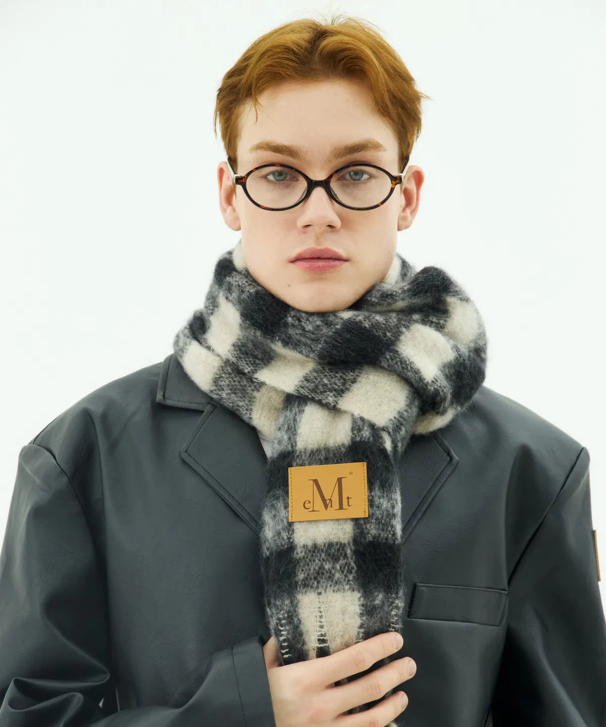 🆕新品上架💖【梨花娘】 韓國 圍巾熱賣TOP.2🔥品牌Musent 皮標保暖舒適披肩圍巾(7色) 男女皆宜