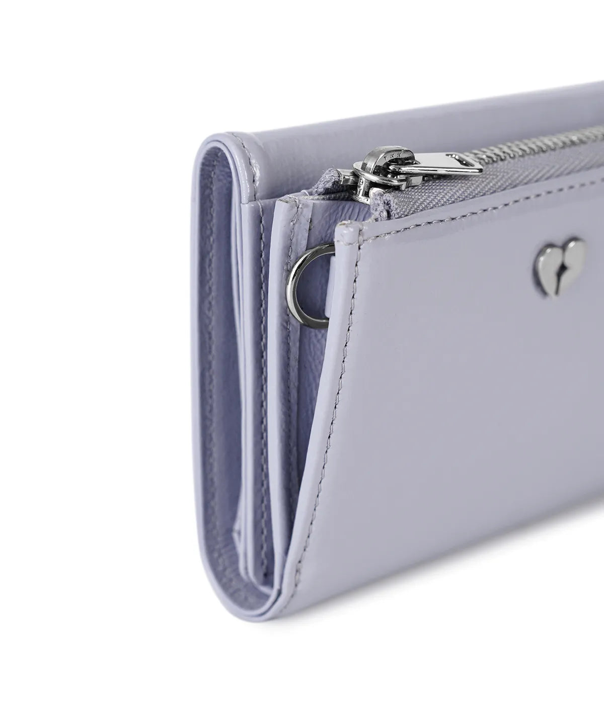 💖韓國暢銷品牌FENNEC🆕新品上架 愛心logo真皮拉鍊D型環耐用三層皮夾(2色)