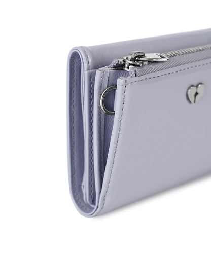 💖韓國暢銷品牌FENNEC🆕新品上架 愛心logo真皮拉鍊D型環耐用三層皮夾(2色)