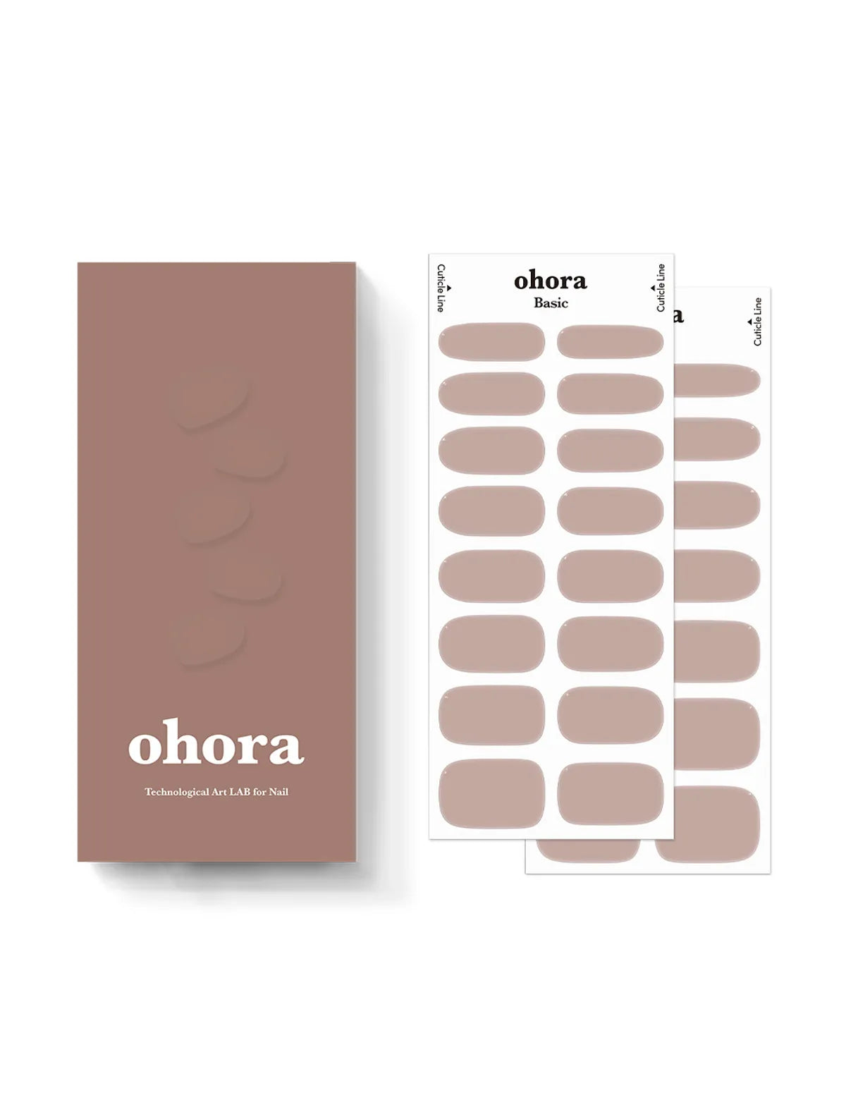 🆕新品上架【梨花娘】韓國OHORA💗百搭氣質 韓系小眾設計・一秒隱形貼合美甲片 (4款)