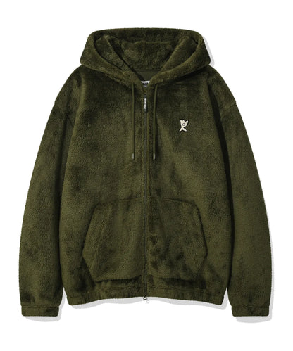 🆕新品上架💖【梨花娘】 韓國🔥熱賣潮流品牌와키윌絨毛柔軟連帽外套 (3色) 男女皆宜