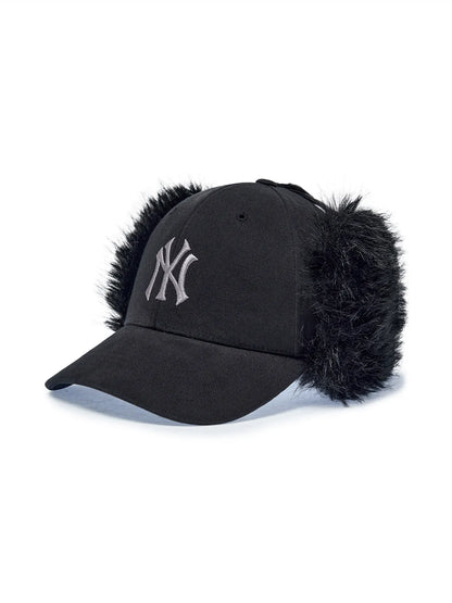 🔥新品上架 【梨花娘】秋冬保暖⚾MLB美式復古耳罩帽(3色)💖韓國連線