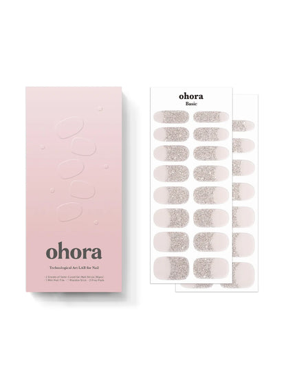 🆕新品上架【梨花娘】韓國OHORA💗百搭氣質 韓系小眾設計・一秒隱形貼合美甲片 (4款)