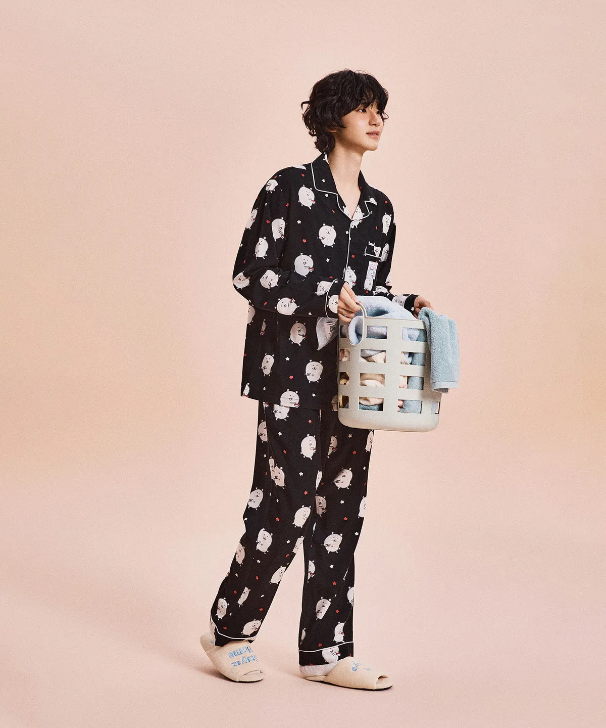 💜新品上架【梨花娘】韓國品牌暢銷TOP.1 SPAO ×吉伊卡哇聯名款春日睡衣家居服