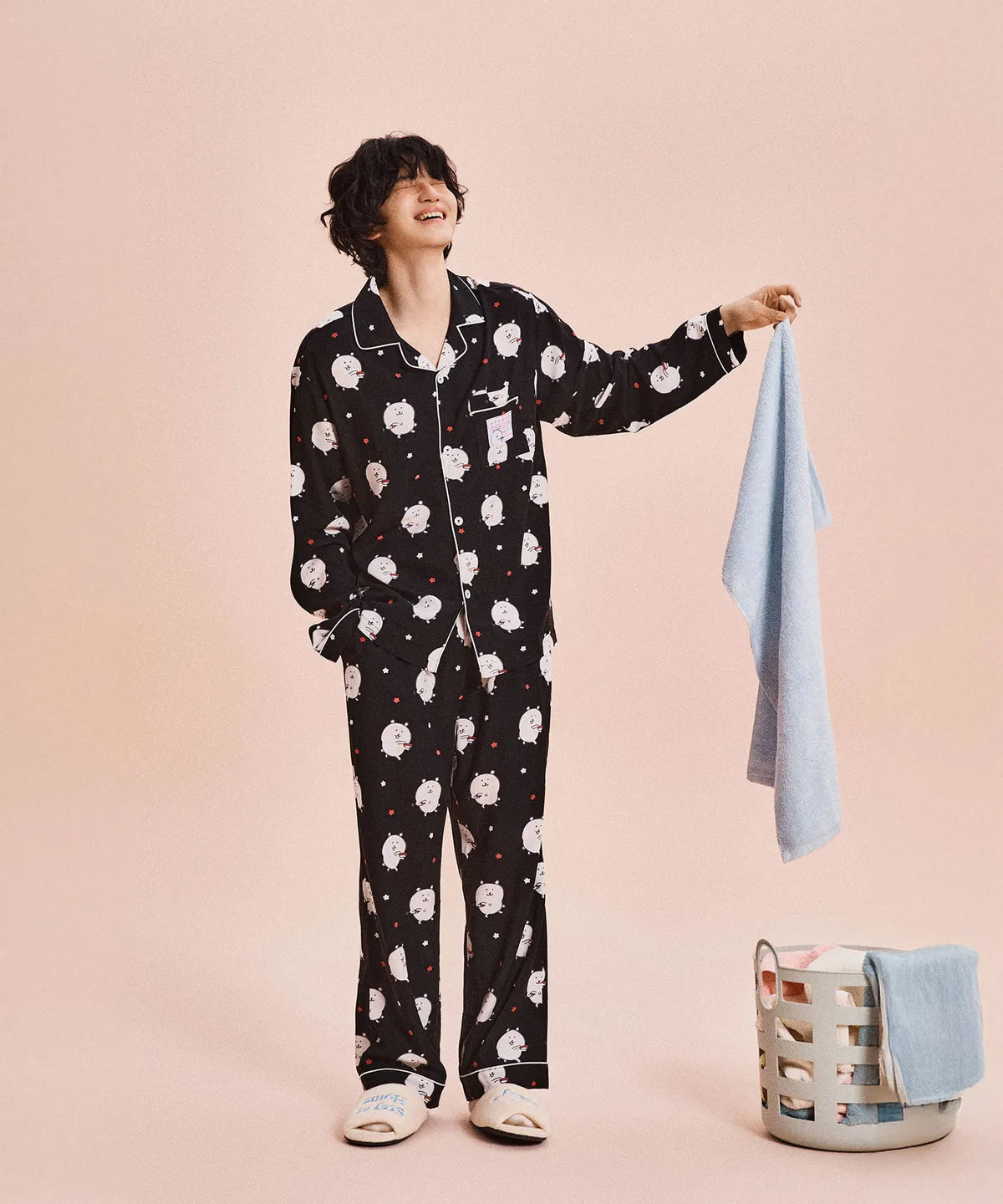 💜新品上架【梨花娘】韓國品牌暢銷TOP.1 SPAO ×吉伊卡哇聯名款春日睡衣家居服