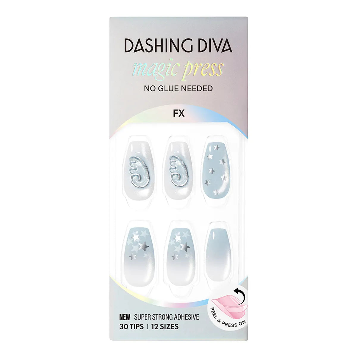 新品上架【梨花娘】🎀韓國 DASHING DIVA張員瑛同款氛圍  韓系甜酷天使星辰美甲貼✨