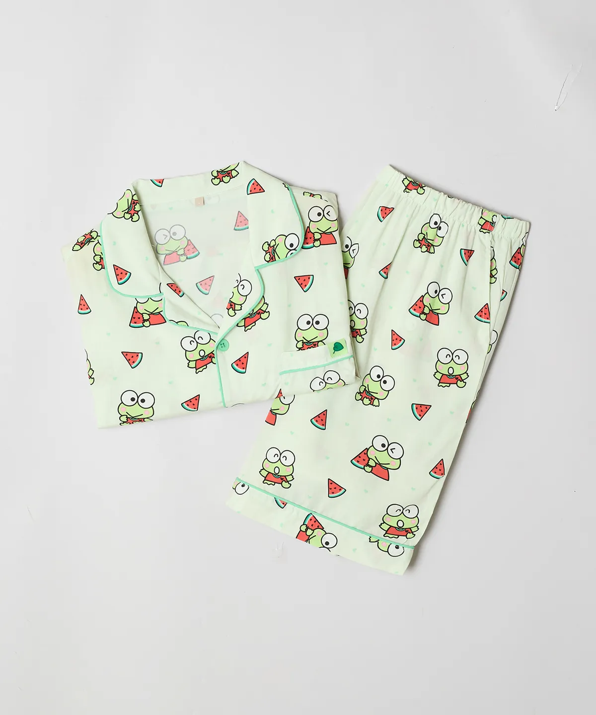 💜新品上架【梨花娘】韓國品牌暢銷TOP.1 SPAO × 三麗鷗角色聯名款夏日情侶款短袖居家服/睡衣套裝(7色)