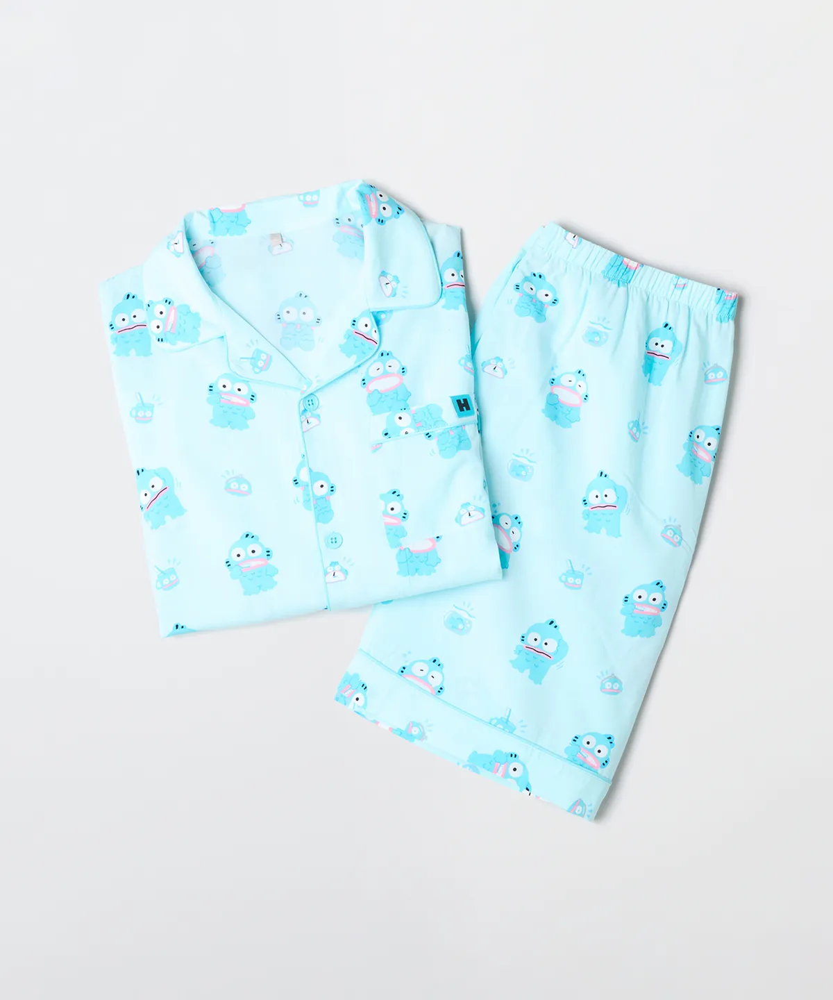 💜新品上架【梨花娘】韓國品牌暢銷TOP.1 SPAO × 三麗鷗角色聯名款夏日情侶款短袖居家服/睡衣套裝(7色)