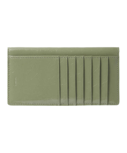 🆕新品上架【梨花娘】🔥韓國品牌TOAMO Bella Slim Long Wallet 韓國製牛皮薄型長夾｜韓系光澤皮革長夾