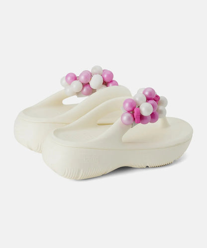 🆕新品上架【梨花娘】💗韓系高級甜感｜TAW&amp;TOE × Hello Kitty Candy 厚底雲朵感拖鞋(2色)