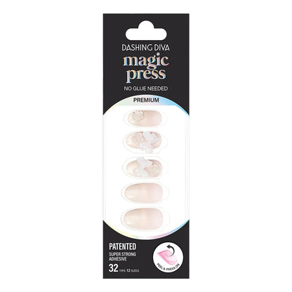 新品上架【梨花娘】🎀韓國 MAGICPRESS 張員瑛同款氛圍 蝴蝶結玫瑰珍珠光美甲貼