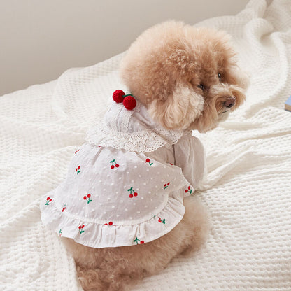 Korean BAILEY Pet Products Exquisite Cherry Dress (In Stock + Pre-order)