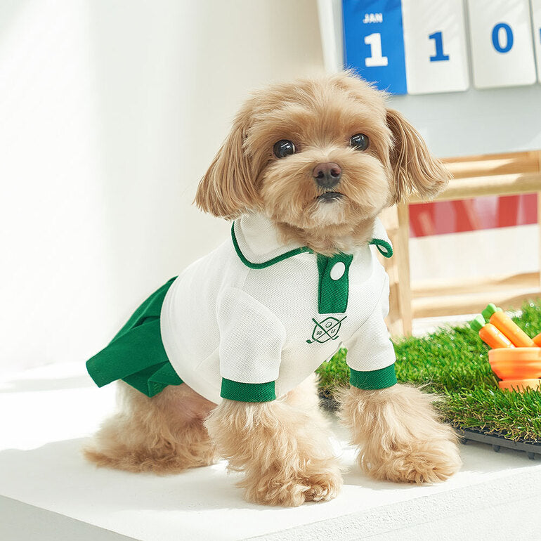 Korean BAILEY 💖 Pet Products Exquisite Golf Dog Dress (In Stock + Pre-order)