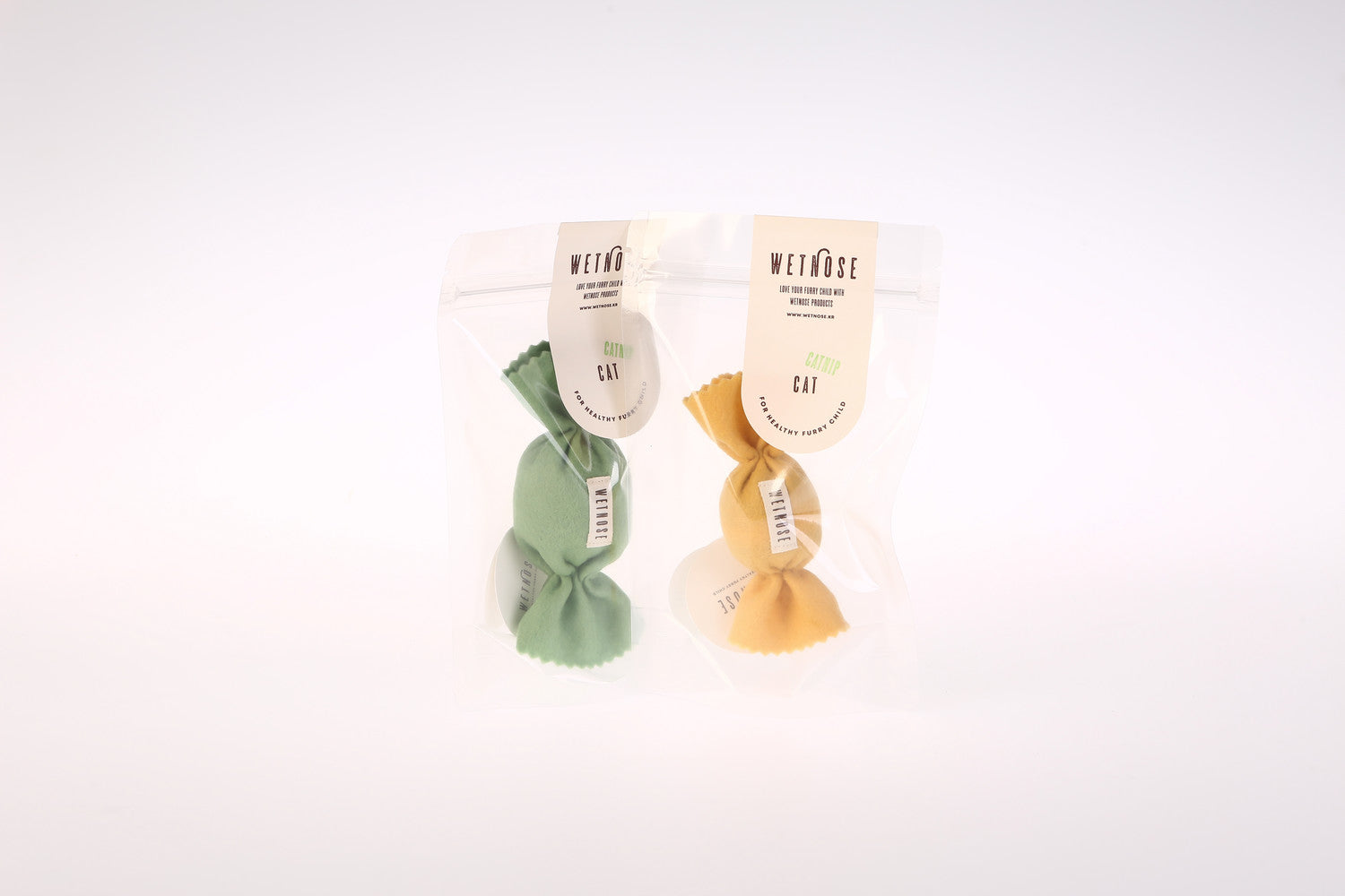 🆕新品上架【梨花娘】💖韓國品牌 WETNOSE 繽紛馬卡龍色貓草糖果玩具(手工製作，等待期約10~15天)
