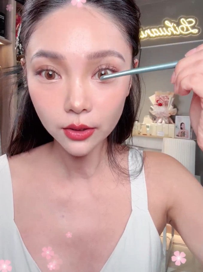 🆕新品上架💖【梨花瑪雅】熱賣款😘媽生嬰兒彎超自然輕柔纖長自帶膠透明梗假睫毛5入組(兩款)