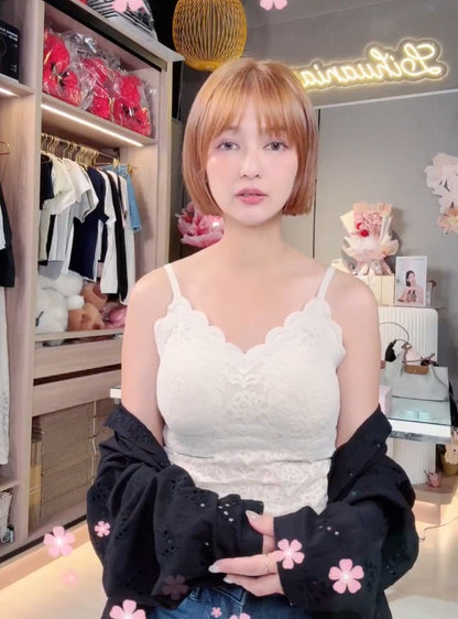 🆕新品上架💖【梨花瑪雅】秋款性感女神美背蕾絲附胸墊柔軟舒適內衣內搭(4色)🌹