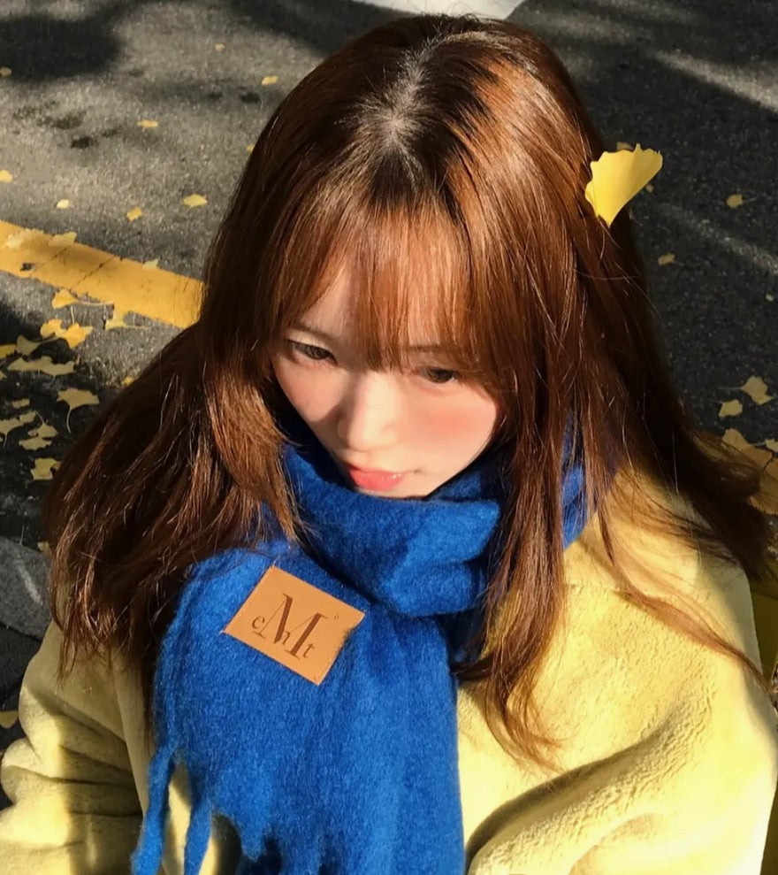 🆕新品上架💖【梨花娘】 韓國 圍巾熱賣TOP.2🔥品牌Musent 皮標保暖舒適披肩圍巾(7色) 男女皆宜