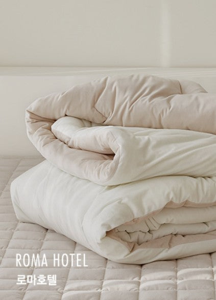 🆕新品上架【梨花娘】冬季飯店🔥韓國品牌MAATILA 雙色特殊超細纖維棉柔軟保暖輕盈被5件套組(單人四件)
