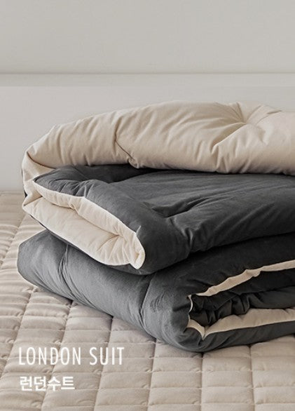 🆕新品上架【梨花娘】冬季飯店🔥韓國品牌MAATILA 雙色特殊超細纖維棉柔軟保暖輕盈被5件套組(單人四件)