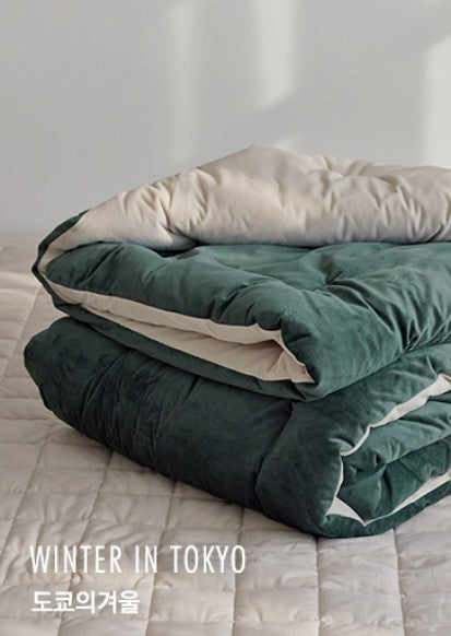 🆕新品上架【梨花娘】冬季飯店🔥韓國品牌MAATILA 雙色特殊超細纖維棉柔軟保暖輕盈被5件套組(單人四件)