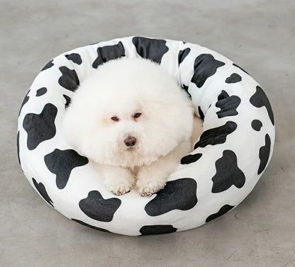 新品上架【梨花娘總代理】🐾日本品牌Solgra  雲朵紓壓圓形寵物窩🐶（2色）