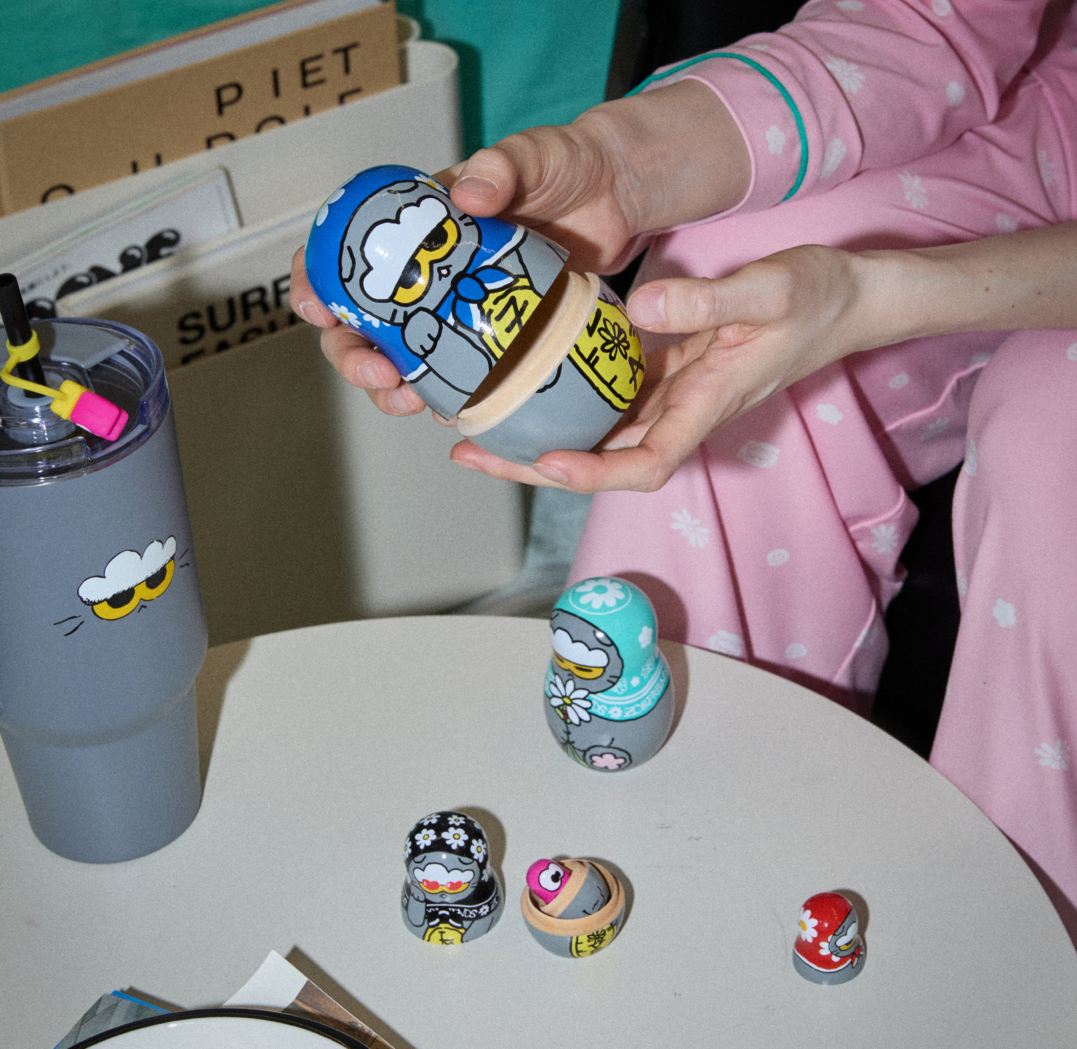 💜新品上架【梨花娘】🔥韓國 ZOA Friends 灰貓 Lucky Shop 限量收藏系列｜G-Dragon 愛貓周邊